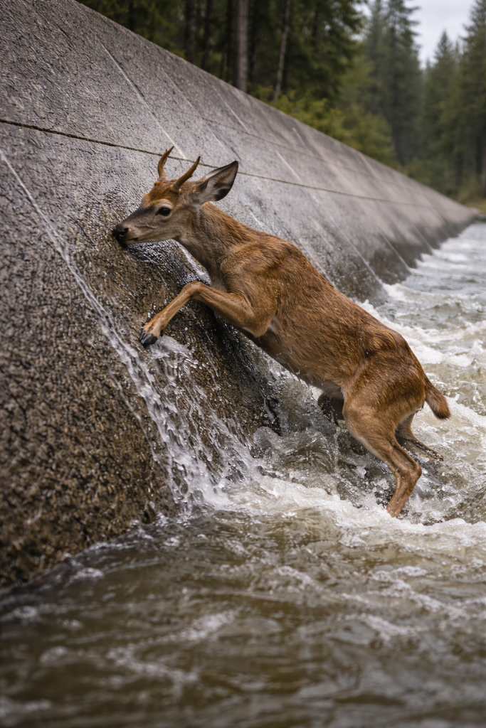 The Moment a Man Risked Everything to Save a Trapped Deer – HOME
